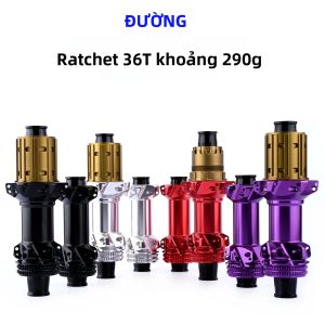 Đùm Xe Đạp Đường Trường GOLDIX New Road Khóa Trung Tâm 24H 36T Kiểu Ratchet Nhẹ 290g Phù Hợp Với SHIMANO/SRAM 11/12 Tốc Độ Phanh Đĩa Trục Xuyên Tâm