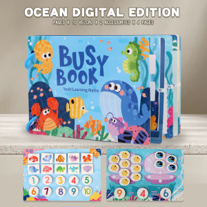 Montessori Baby Busy book My First Quiet Book Paste Early Learning Education Toy Children Toy Matching Game for Babies 2 3 Years
