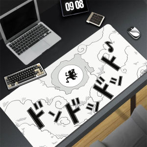 Bandai | Keyboard Pad Laptop HD Print Anime Luffy Mouse Pad Black And White One Piece Desk Mat PC Gamer Rug Office Carpet Home Table Pad