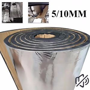 5/10mm Car Sound Mat Proofing Deadener Heat Noise Insulation Deadening Mat Hood Closed Cell Foam Accessories