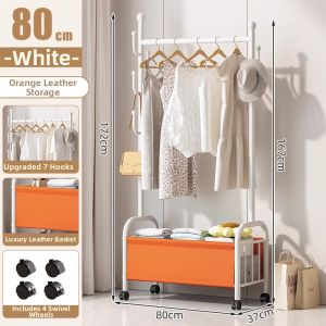 YIXUAN | Dual-Rod Indoor Closet Organizer Clothes Rack