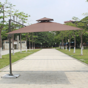 Dinggelvxing | Commercial Solar Roman Print Outdoor Umbrella