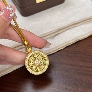Traditional Sand Gold Delicate Clavicle Necklace