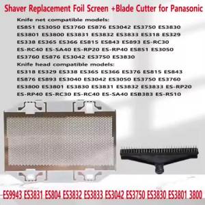 YTYIN | Shaver Replacement Foil Screen +Blade Cutter for Panasonic ES9943 ES3831 ES804 ES3832 ES3833 ES3042 ES3750 ES3830 ES3801 3800