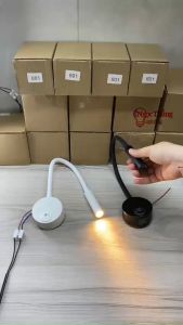 Đèn Led đọc sách chiếu tranh gắn tường phòng ngủ phòng khách Led 3W RO1408A Ngọc Thắng