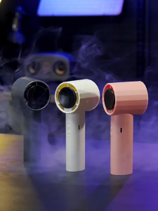 S39 USB Rechargeable Mini Fan 100-Speed ​​Turbo Handheld Fan LED Display Quiet and Lightweight Perfect for Travel