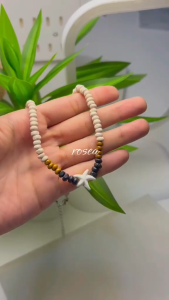 Summer Ethnic Wooden Choker Necklace Handmade
