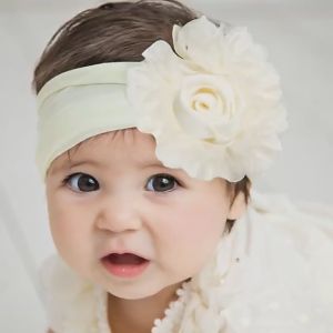 Bandana Aksen Bunga Bayi Perempuan Import Fashion Korea