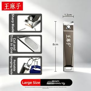 WANGMAZI | Nail Clipper Toenail Cutter Professional Anti-Splash