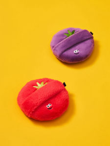 Soft Thickened Long Velvet Sponge Orange Blossom Vegetable Fiber Powder Puff Makeup Remover Sponge Facial Cleansing Puff