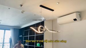 Đèn thả bàn ăn - quầy bar trang trí không gian phòng ăn hiện đại đèn led 3 chế độ sáng sang trọng