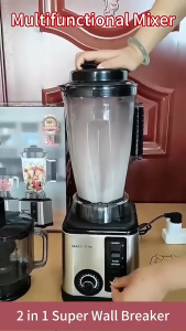 AMAX Ice Stainless Blender heavy duty 2.5L large capacity blender Ice Crusher Machine Multi-Purpose Blender 2 in 1 suits For With Stirring Rod Blend Chop 2500W