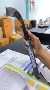 มีดกรีดยาง ควายเงิน (ข้ออ้อย) ลับคมแล้ว กรีดได้เลย มีดตีเมืองตรัง รุ่นพิเศษ คมทน คมนาน ใช้งานดี ผลิตโดยช่างชำนาญงาน