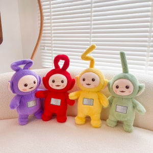45 เซนติเมตร Teletubbies ของเล่นยัดตุ๊กตาซูเปอร์คู่เพื่อเด็ก ของขวัญสำหรับการเล่นเด็ก ผู้่ 5-6 ปี