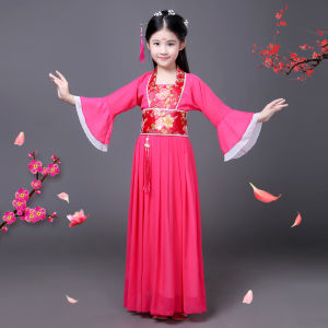 Váy Công Chúa Cổ Trang Phục Trẻ Em Váy Công Chúa Cải Tiến Váy Tiên Váy Biểu Diễn Trang Phục Hanfu Chụp Ảnh Trang Phục Biểu Diễn