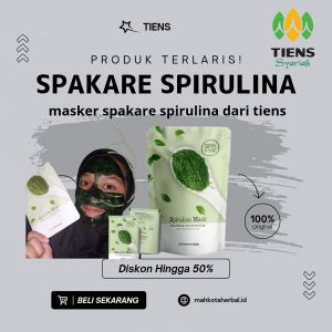 SPAKARE SPIRULINA TIENS || MASKER TIENS || MASKER WAJAH || MASKER AMPUH ||