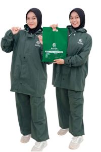 Jas Hujan Alfiza best quality pvc 025 tebal elastis
