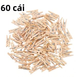 12/60/120 Chiếc Kẹp Quần Áo Bằng Gỗ Siêu Bền Chống Gỉ Dùng Để Trưng Bày Ảnh Trên Tường & Trang Trí Lớp Học Kẹp Chắc Chắn Làm Từ Gỗ Cứng Tự Nhiên.