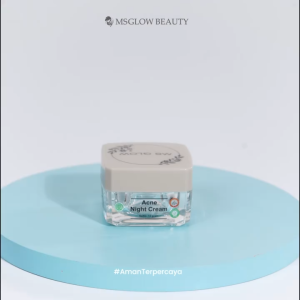 MS GLOW Acne Night Cream - 12 gr | Acne Krim Malam MS GLOW ORIGINAL