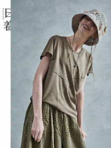 Fashion Casual Loose Fit T-shirt for Women Unique 3D Cutting