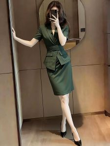SHANGSHA | Elegant Suit Dress for Summer