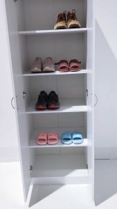 LeQu 2 Door Wardrobe Storage Cabinet
