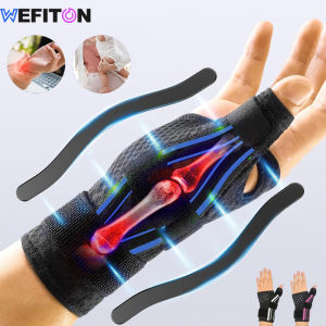 1PCS Carpal Tunnel Wrist Brace Support with 2 Metal Splint Stabilizer-Helps Relieve Tendinitis Arthritis Carpal Tunnel Women men