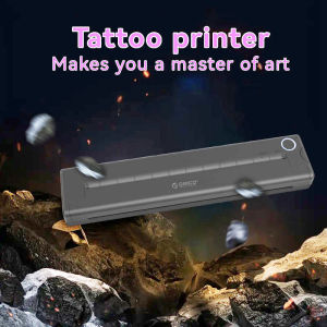 A4 Portable Thermal Printer Wireless Bluetooth Tattoos Printer 2600mAh Battery Designed For Tattoo Paper Clean And Ttain-Free
