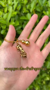 Tiger 2 in 1 เสือ น้ำเต้าดูดทรัพย์ พวงกุญแจ - ปกป้องคุ้มครอง เดินทางปลอดภัย