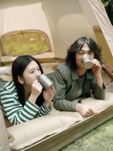 Đệm tự bơm hơi kèm gối D01 dày 6cm NatureHike CNK2300DZ014 mẫu mới 2023