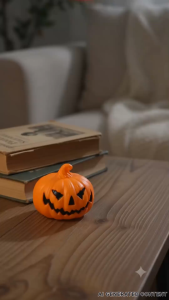 Halloween Theme Artificial Pumpkin Lamps Portable Pumpkin Light DIY Halloween Home Party