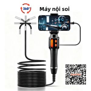 360 °   Camera Nội Soi HD 1080P Loại C Có Thể Xoay Được Với 8 Đèn LED Để Kiểm Tra Ô Tô Và Công Nghiệp Hoạt Động Với iOS Và Android