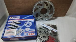 GEAR SET GIR RANTAI RODA SUZUKI SATRIA FU 150 NEW TIPE B28 UKURAN 43T/14T/120L