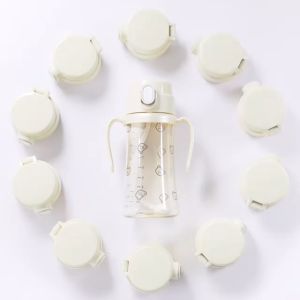 Grosmimi Korea PPSU Weighted Straw Cup Dotgom / Cherrish (200ML/300ML) Drinking Bottle Training Cup Water 格罗咪咪水杯训练杯