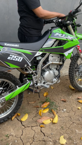 Knalpot Kawasaki KLX 230 Original Smoke Muffler Fullsistem