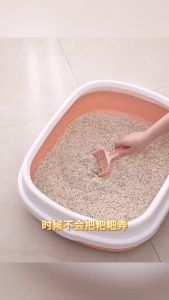 European Style Cat Litter Toilet Box Free Scoop Jumbo Hooded Large Fully Enclosed Bekas Pasir Kucing Besar Saiz防外溅开放式猫砂盆