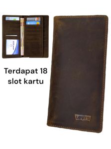Dompet panjang pria kulit asli 100% original