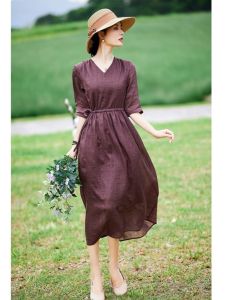 Stylish Elegance Slim Fit Conceal Tummy Loose Dress