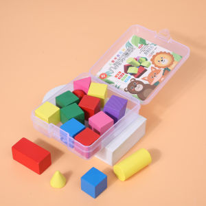 Geometric Figure Teaching Aids Building Blocks Primary School Understanding Three-Dimensional Shape Cube Rectangular First Grade Mathematics Teaching Aids