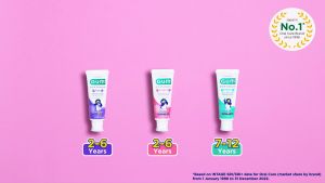 GUM Kids Toothpaste for 2-6 Year - Grape Flavour (70g)