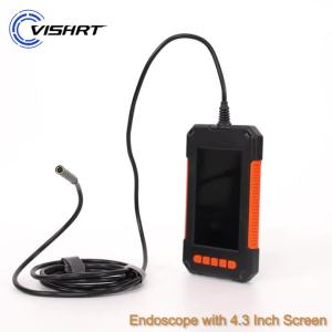 Camera Nội Soi Công Nghiệp HD 1080P Video Ống Kính Kép Màn Hình 43 Chống Nước Có Đèn LED 2600mAh Để Kiểm Tra Đường Ống
