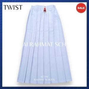 Rok Putih SD MI Paskibra Petugas Upacara Bahan Twist Tissue Licin
