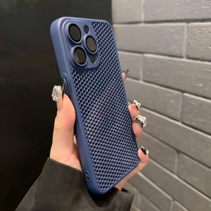 For iPhone 16 Pro Max  Phone Case With Camera Lens Protector Case iPhone 11 12 13 14 15 Pro Max Case  iPhone 13 Pro 14 Pro Max Case Heat dissipation Case Hollow mesh phone case Soft TPU Silicone Candy Colors Soft Phone Case Cover Protective Case