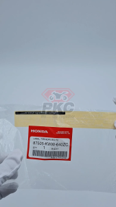 สติ๊กเกอร์ป้ายคำเตือนยาง HONDA [87505-KWW-640ZC] แท้ศูนย์
