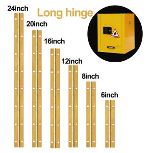 2PCS 6in-48in Piano Hinges Stainless Steel Gold Long Hinge for Cabinet Wooden Box Furniture Marine 8in 10in 12in 20in 24in 36in
