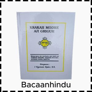 Buku Krakah Modre Aji Griguh Mengungkap Dan Membantu Cara Membaca Aksara Wayah Nawa Sastra Agama Hindu I Nyoman Kaler