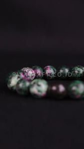Gelang Batu Akik Natural Ruby Tanzania Asli