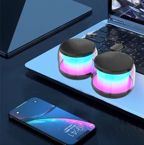 NBY226 Multi Functional Computer Subwoofer Dual Speaker Large Volume + RGB Colorful Light