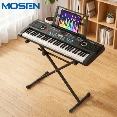 MOSEN | keyboard piano Multipurpose Beginner Portable Teaching Classic Electronic Keyboard 61 Keys