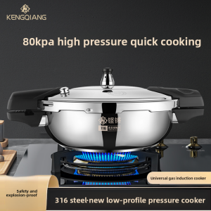 Mini Home Use 316 Stainless Steel Pressure Cooker High Pressure Fish Head Commercial Hotel Compact Kitchen Cooking Pot